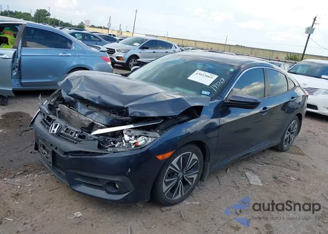 2017 Honda Civic Ex-L from USA, damaged, VIN 19XFC1F72HE021110